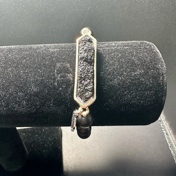 Kinsley Armelle Adelaide Collection Raven Quartz Bracelet - Picture 2 of 4